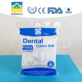 OEM Absorbent Medical Disposable Products Dental Cotton Rolls 8*38mm